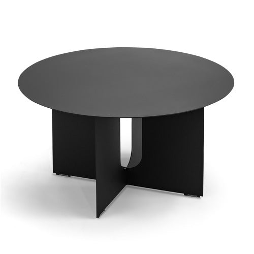 CONTINENTAL DESIGNS MAFFEI STAINLESS STEEL COFFEE TABLE