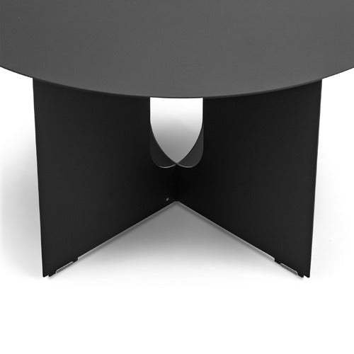 CONTINENTAL DESIGNS MAFFEI STAINLESS STEEL COFFEE TABLE