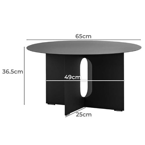 CONTINENTAL DESIGNS MAFFEI STAINLESS STEEL COFFEE TABLE
