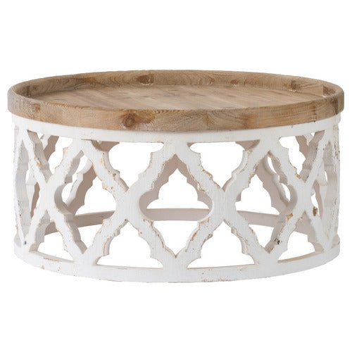 ELEGANT DESIGNS MAINE FIR WOOD COFFEE TABLE