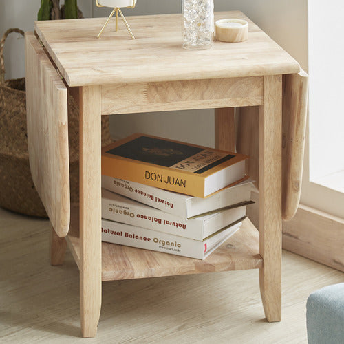 MAJA ANSEL DESIGN FERREIRA WOODEN DROP LEAF COFFEE TABLE