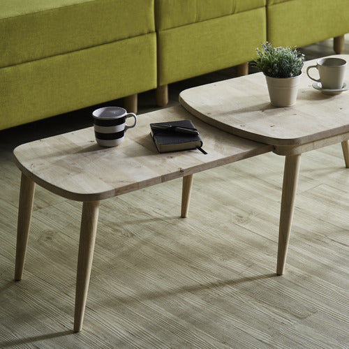 MAJA ANSEL DESIGN FERREIRA WOODEN EXTENDABLE COFFEE TABLE