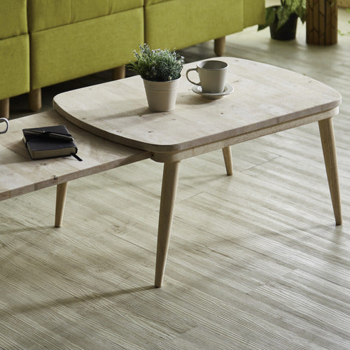MAJA ANSEL DESIGN FERREIRA WOODEN EXTENDABLE COFFEE TABLE