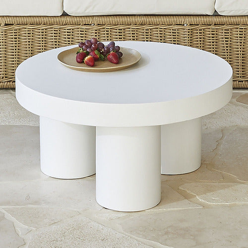 MAKKARI POLYSTONE OUTDOOR COFFEE TABLE