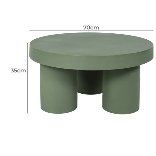 MAKKARI POLYSTONE OUTDOOR COFFEE TABLE
