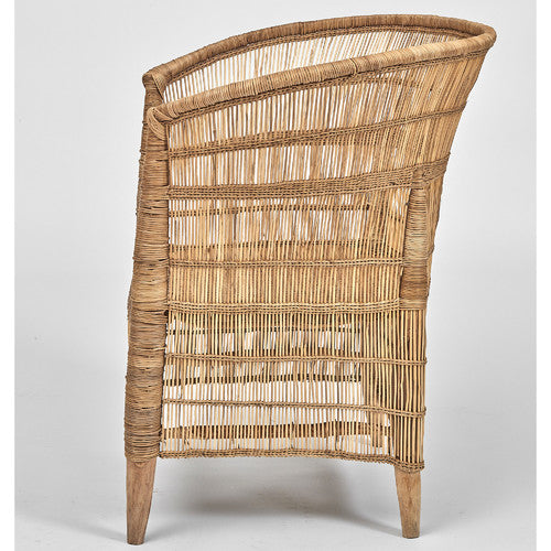 TRIBAL EXPRESSIONS AUTHENTIC MALAWI REED ARMCHAIR