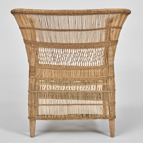 TRIBAL EXPRESSIONS AUTHENTIC MALAWI REED ARMCHAIR