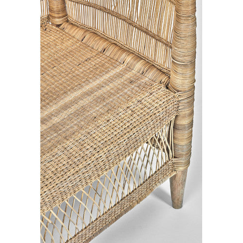 TRIBAL EXPRESSIONS AUTHENTIC MALAWI REED ARMCHAIR