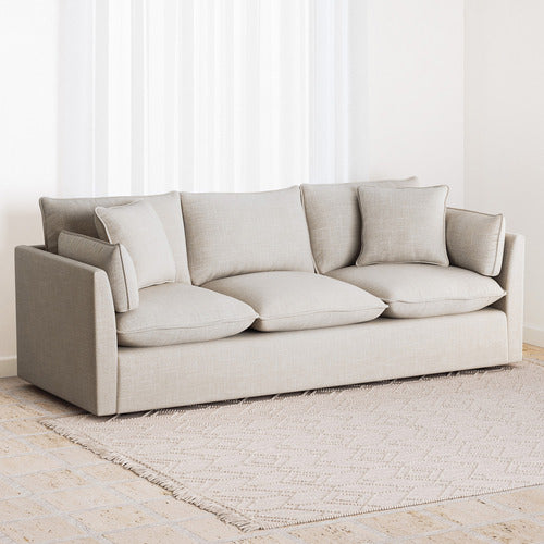 MALIBU 3 SEATER UPHOLSTERED SOFA