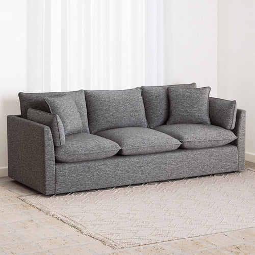 MALIBU 3 SEATER UPHOLSTERED SOFA