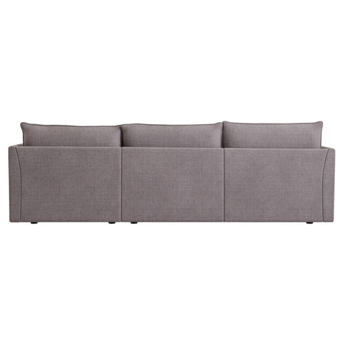 MALIBU 3 SEATER UPHOLSTERED SOFA WITH CHAISE
