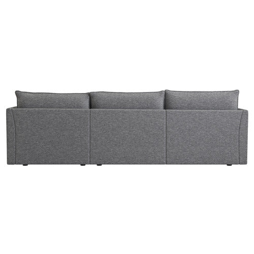 MALIBU 3 SEATER UPHOLSTERED SOFA WITH CHAISE