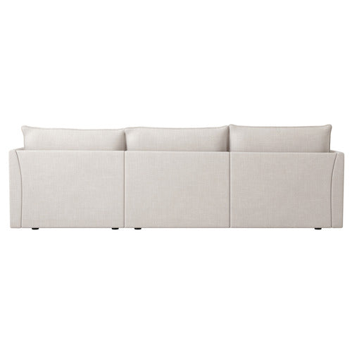 MALIBU 3 SEATER UPHOLSTERED SOFA WITH CHAISE
