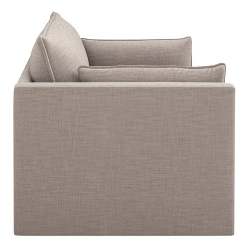 MALIBU UPHOLSTERED SWIVEL ARMCHAIR