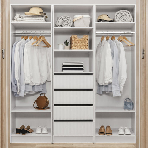 CAPEVIEW INTERIORS MALMO FLUTED BUILT-IN WARDROBE