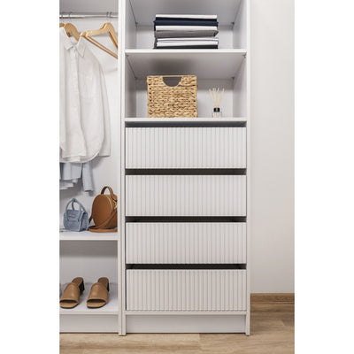 CAPEVIEW INTERIORS MALMO FLUTED BUILT-IN WARDROBE