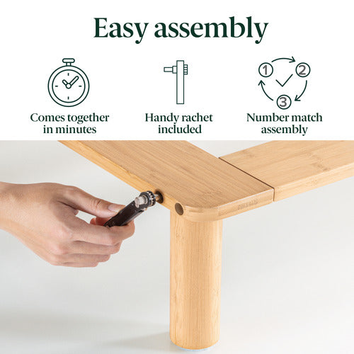 STUDIO HOME MARCIE BAMBOO BED FRAME