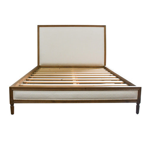 NATURALLY PROVINICIAL MARIUS BOUCLE BED FRAME