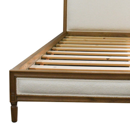 NATURALLY PROVINICIAL MARIUS BOUCLE BED FRAME