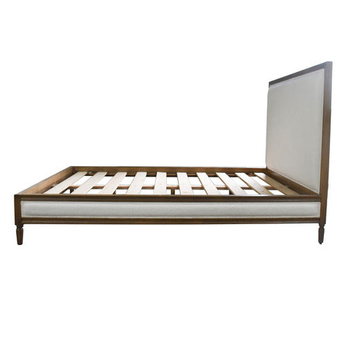 NATURALLY PROVINICIAL MARIUS BOUCLE BED FRAME