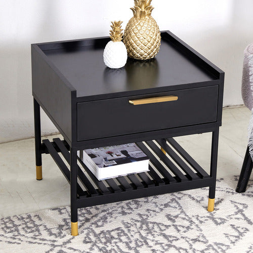 CORNER OFFICE MARSHA BEDSIDE TABLE