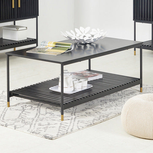CORNER OFFICE MARSHA METAL COFFEE TABLE