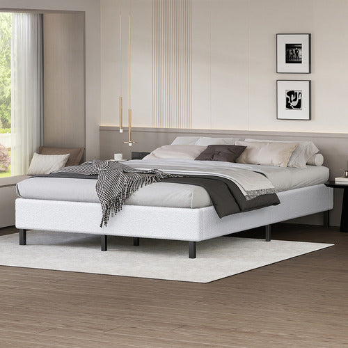 HOXTON ROOM MARYAM BOUCLE BED BASE
