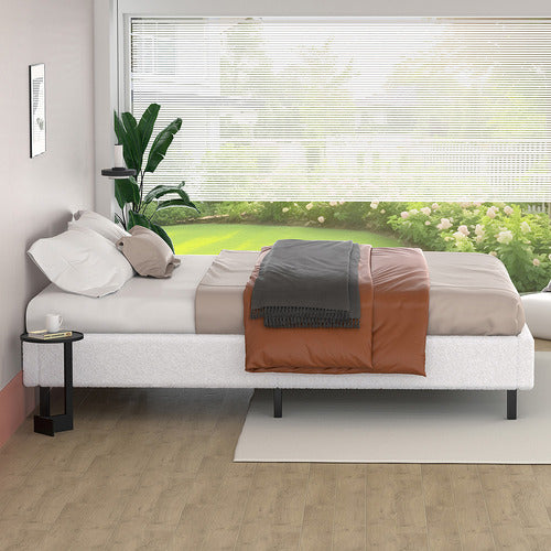 HOXTON ROOM MARYAM BOUCLE BED BASE
