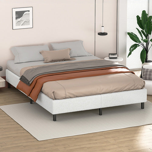 HOXTON ROOM MARYAM BOUCLE BED BASE