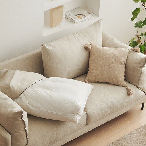 MODERN COLLECTIVE MAXIM 2 SEATER LINEN-BLEND SOFA