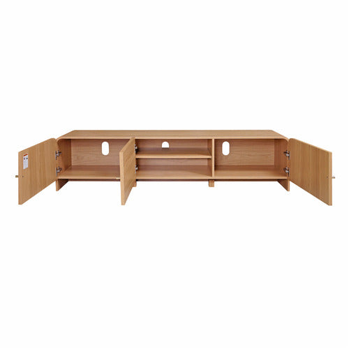 MAXINE CURVED RATTAN TV UNIT