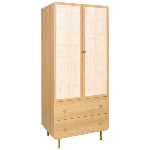 MAXINE 2 DRAWER 2 DOOR WARDROBE