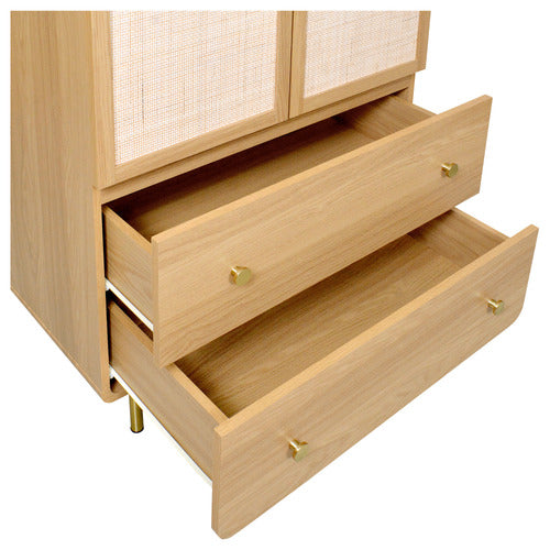 MAXINE 2 DRAWER 2 DOOR WARDROBE