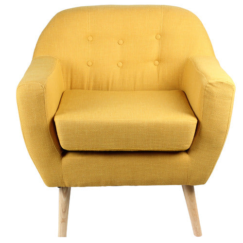 NATURALLY PROVINICIAL MEDEA LINEN ARMCHAIR