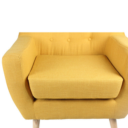 NATURALLY PROVINICIAL MEDEA LINEN ARMCHAIR