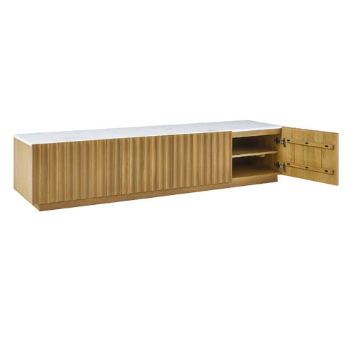 MIA MANGO WOOD & MARBLE TV UNIT