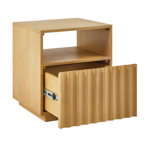 MIA MANGO WOOD BEDSIDE TABLE