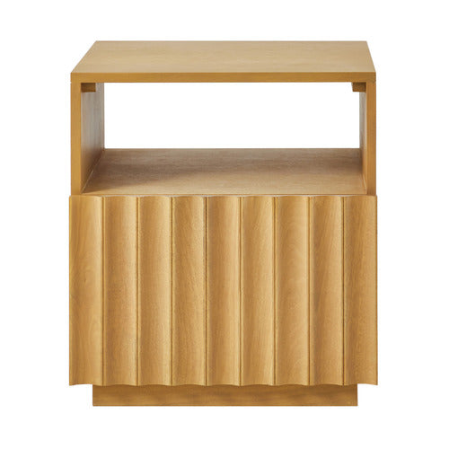 MIA MANGO WOOD BEDSIDE TABLE