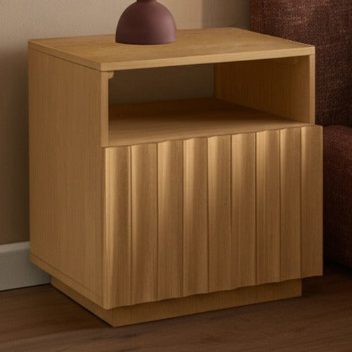 MIA MANGO WOOD BEDSIDE TABLE