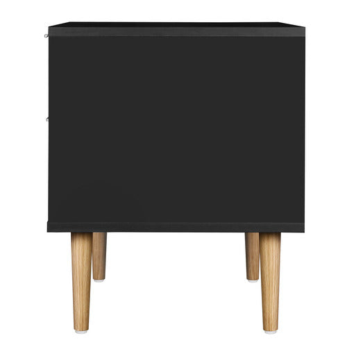 LIVING FUSION HOPKINS 2 DRAWER BEDSIDE TABLE