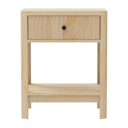 CORNER OFFICE MIKOLAJ 1 DRAWER BEDSIDE TABLE