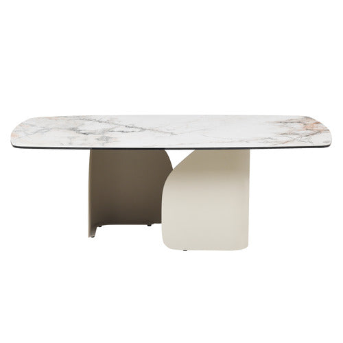 KEYS ROAD DESIGNS MILFORD CERAMIC & GLASS COFFEE TABLE