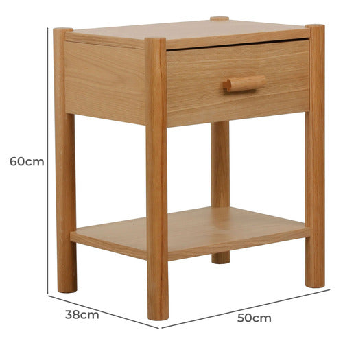 MILLER 1 DRAWER BEDSIDE TABLE