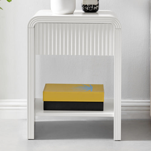 CORE LIVING MIREILLE 1 DRAWER BEDSIDE TABLE