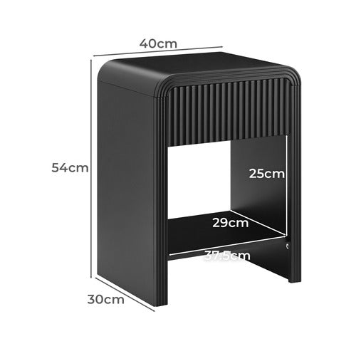 CORE LIVING MIREILLE 1 DRAWER BEDSIDE TABLE