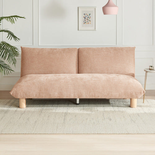 CORE LIVING MITCH 2 SEATER DOUBLE CHENILLE SOFA BED