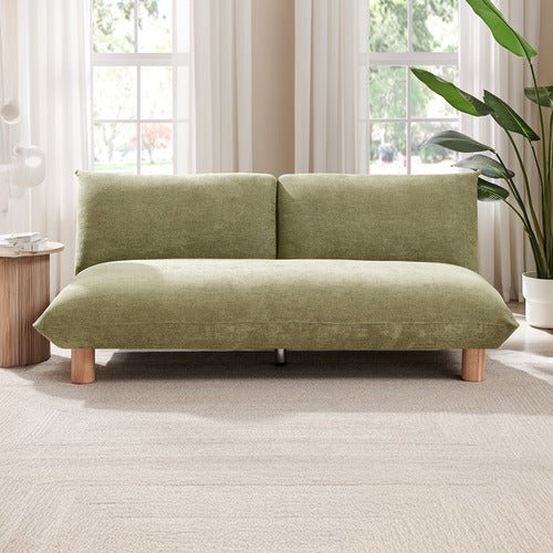 CORE LIVING MITCH 2 SEATER DOUBLE CHENILLE SOFA BED