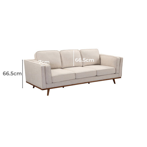 SOUTHERN STYLERS MODERN BROOKLYN 3 SEATER SOFA