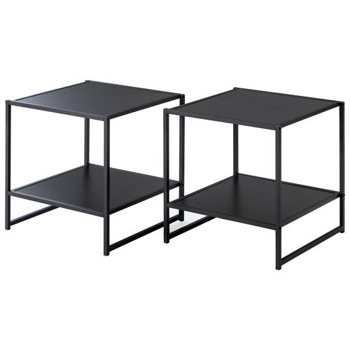 STUDIO HOME MODERNO ZION BEDSIDE TABLES (SET OF 2)
