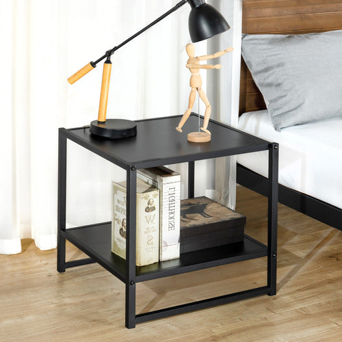 STUDIO HOME MODERNO ZION BEDSIDE TABLES (SET OF 2)
